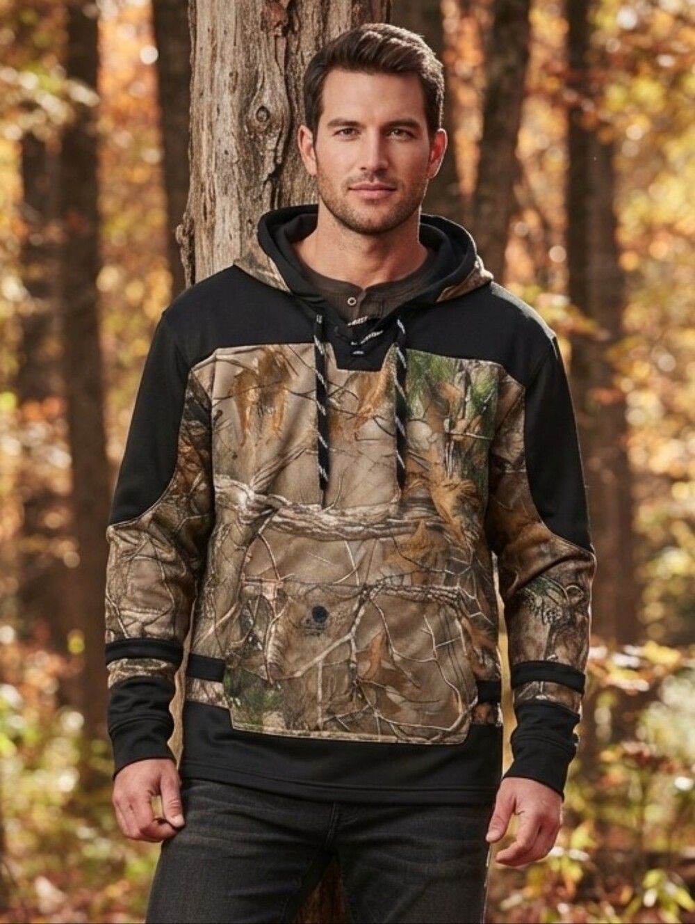 Gamehide RealTree Camo Performance Hoodie Sweatshirt Men's Size Medium M